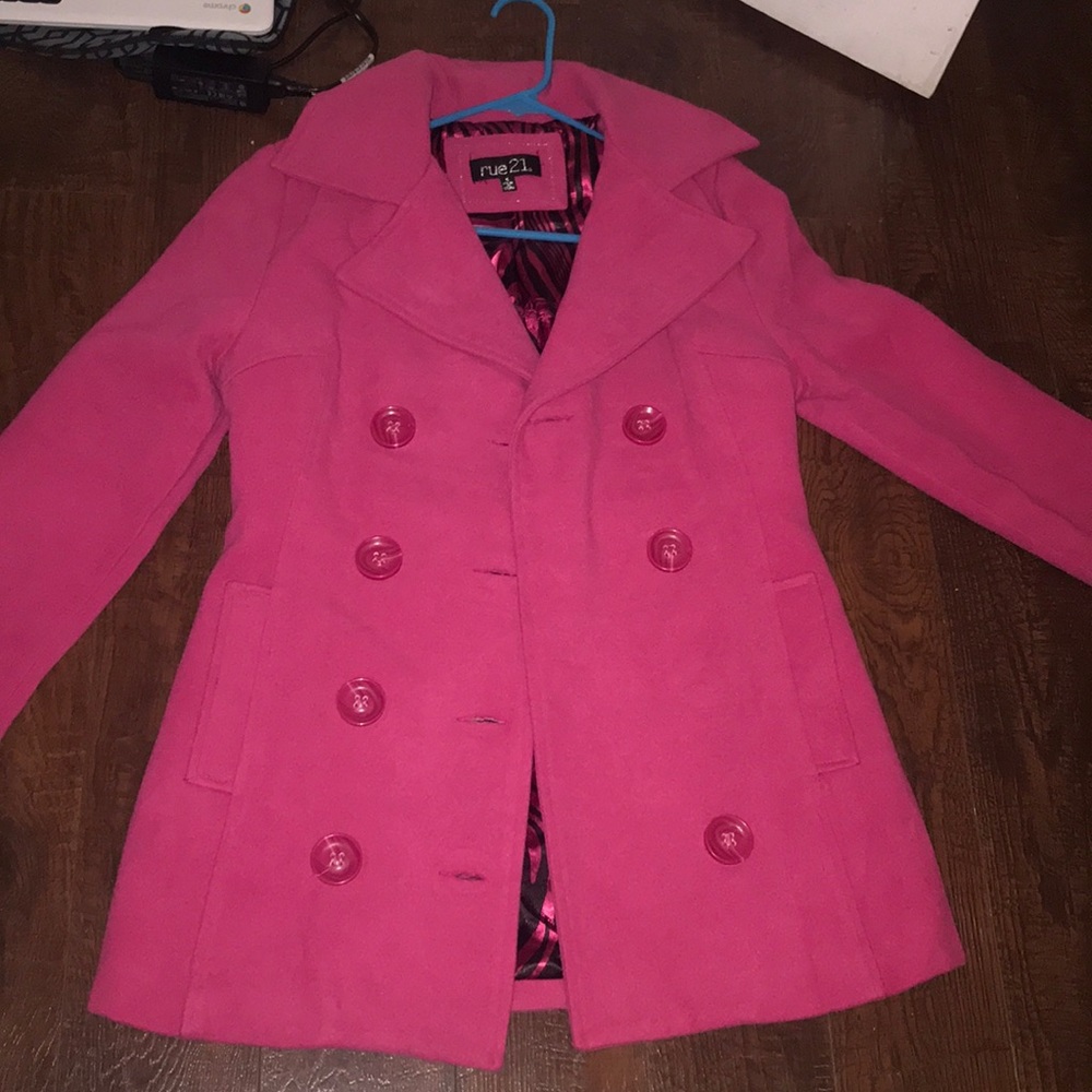 pink with zebra interior jacket!!!